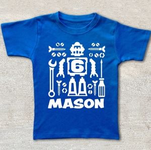 Robot Birthday Shirt